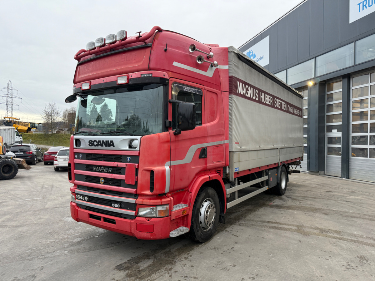 SCANIA 164 580 V8 4x2 - Lastbil med presenning: billede 1 SCANIA 164 580 V8 4x2 - Lastbil med presenning: billede 1