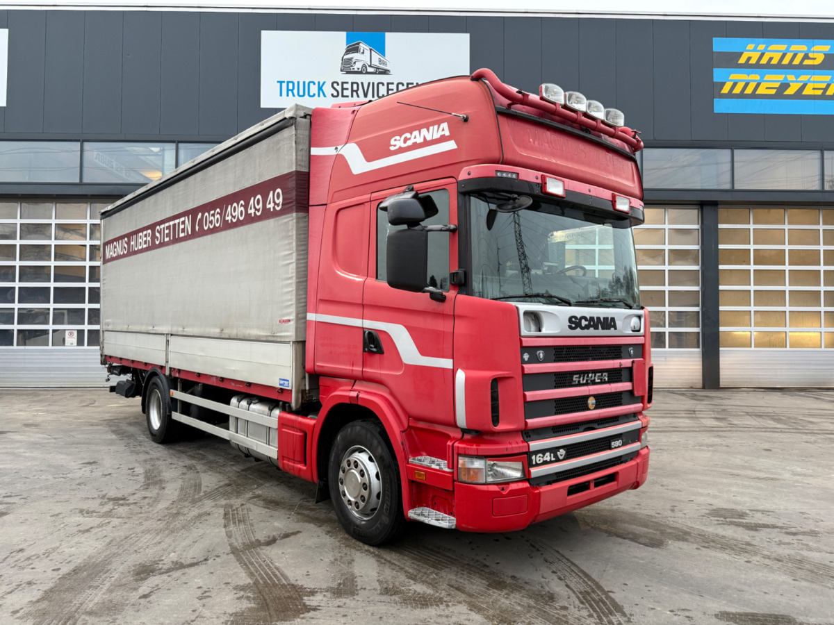 SCANIA 164 580 V8 4x2 - Lastbil med presenning: billede 3 SCANIA 164 580 V8 4x2 - Lastbil med presenning: billede 3