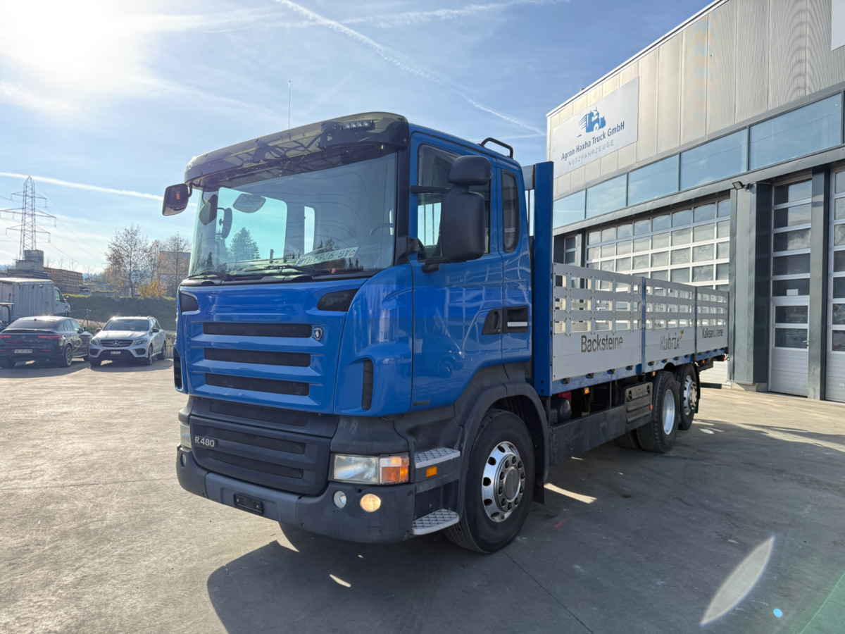 SCANIA R480 6x2 Alu - Lastbil med lad: billede 1 SCANIA R480 6x2 Alu - Lastbil med lad: billede 1
