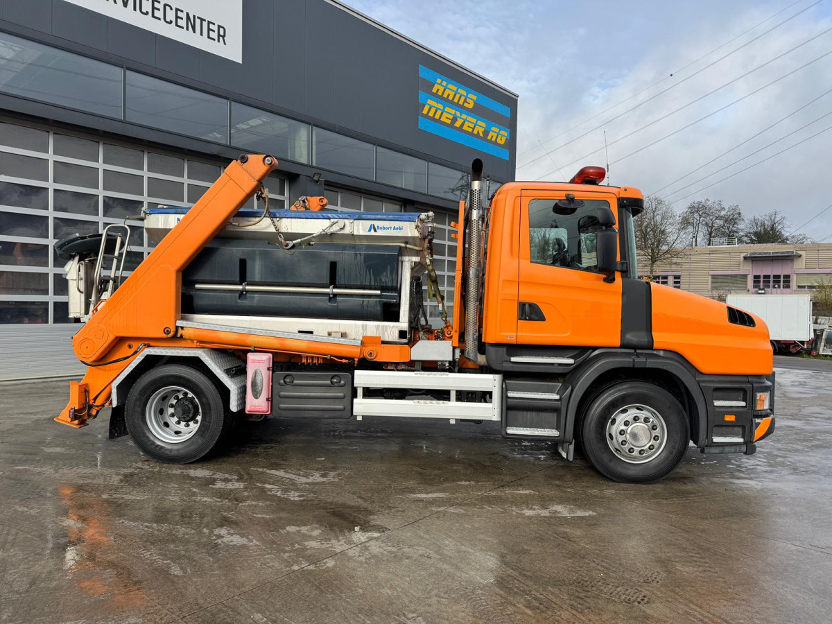 SCANIA T380 4x2 Winterdienst Schneepflug und Salzstreuer - Liftdumper lastbil: billede 4 SCANIA T380 4x2 Winterdienst Schneepflug und Salzstreuer - Liftdumper lastbil: billede 4