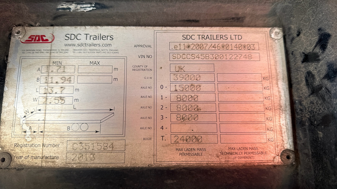 Anhænger SDC CURTAINSIDE: billede 12