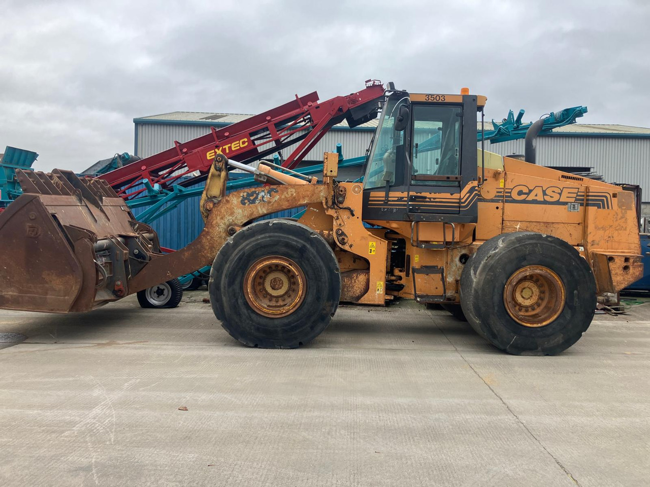 CASE 821C - Gummihjulslæsser: billede 1 CASE 821C - Gummihjulslæsser: billede 1