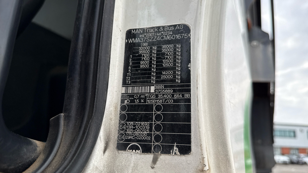 Tipvogn lastbil MAN TGS 35.400: billede 12 Tipvogn lastbil MAN TGS 35.400: billede 12