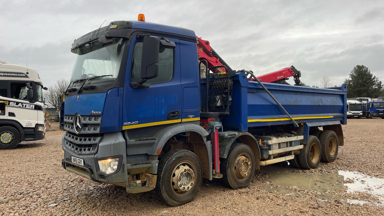 MERCEDES-BENZ AROCS 3240 - Tipvogn lastbil, Lastbil med kran: billede 2 MERCEDES-BENZ AROCS 3240 - Tipvogn lastbil, Lastbil med kran: billede 2