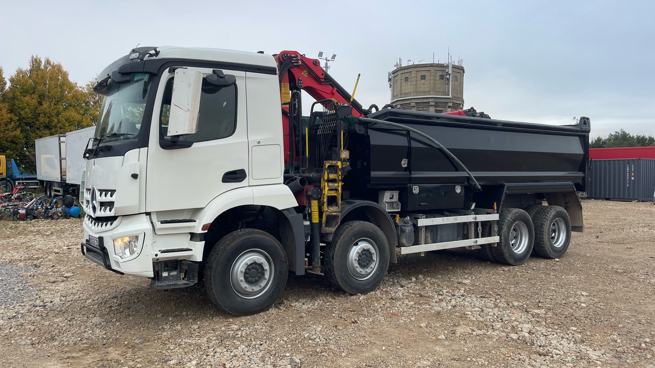 MERCEDES-BENZ AROCS - Tipvogn lastbil, Lastbil med kran: billede 2 MERCEDES-BENZ AROCS - Tipvogn lastbil, Lastbil med kran: billede 2