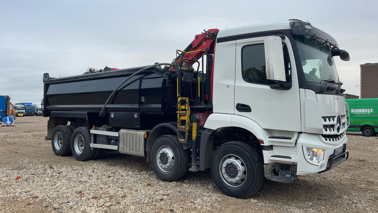 MERCEDES-BENZ AROCS - Tipvogn lastbil, Lastbil med kran: billede 1 MERCEDES-BENZ AROCS - Tipvogn lastbil, Lastbil med kran: billede 1