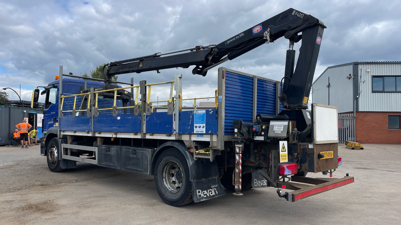 Man TGM 18.250 - Lastbil med lad, Lastbil med kran: billede 3 Man TGM 18.250 - Lastbil med lad, Lastbil med kran: billede 3