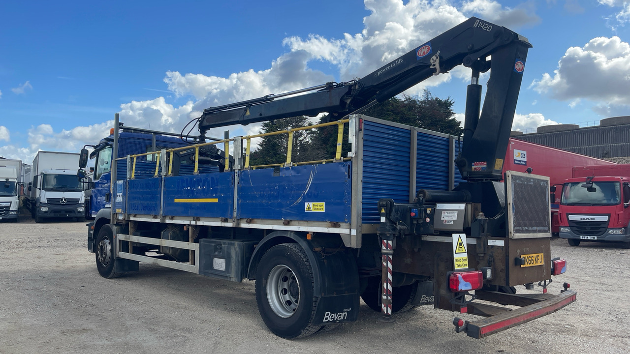 Man TGM 18.250 - Lastbil med lad, Lastbil med kran: billede 3 Man TGM 18.250 - Lastbil med lad, Lastbil med kran: billede 3