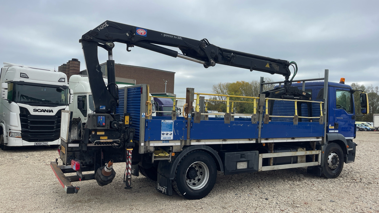 Man TGM 18.250 - Lastbil med lad, Lastbil med kran: billede 4 Man TGM 18.250 - Lastbil med lad, Lastbil med kran: billede 4