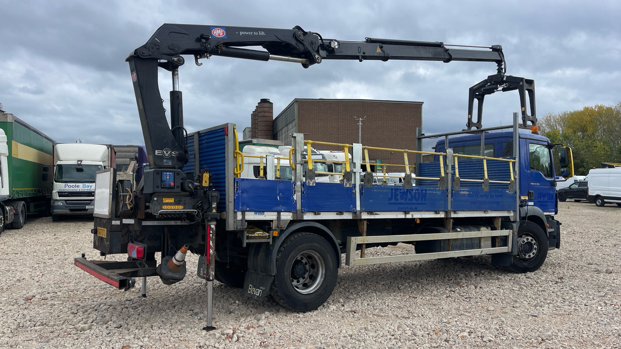 Man TGM 18.250 - Lastbil med lad, Lastbil med kran: billede 4 Man TGM 18.250 - Lastbil med lad, Lastbil med kran: billede 4