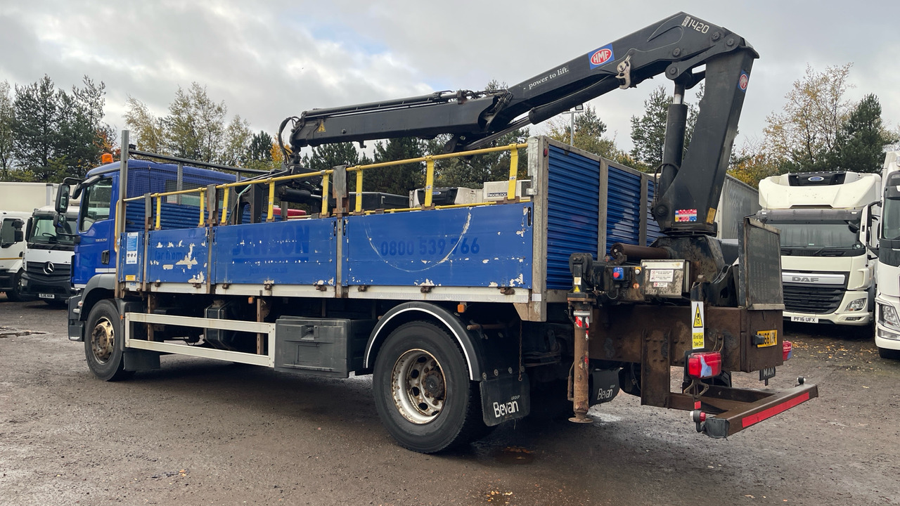 Man TGM 18.250 - Lastbil med lad, Lastbil med kran: billede 3 Man TGM 18.250 - Lastbil med lad, Lastbil med kran: billede 3