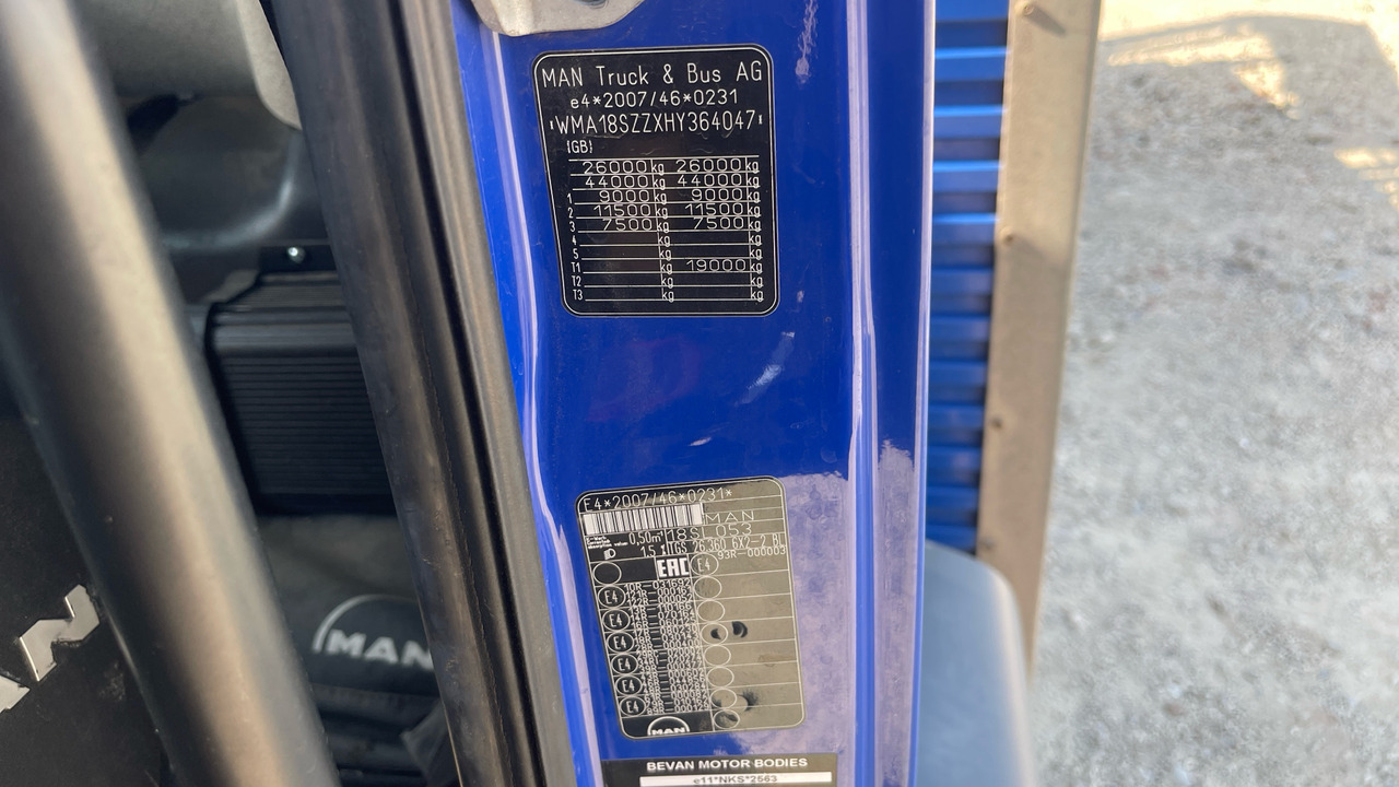 Lastbil med lad, Lastbil med kran Man TGS 26.360: billede 12