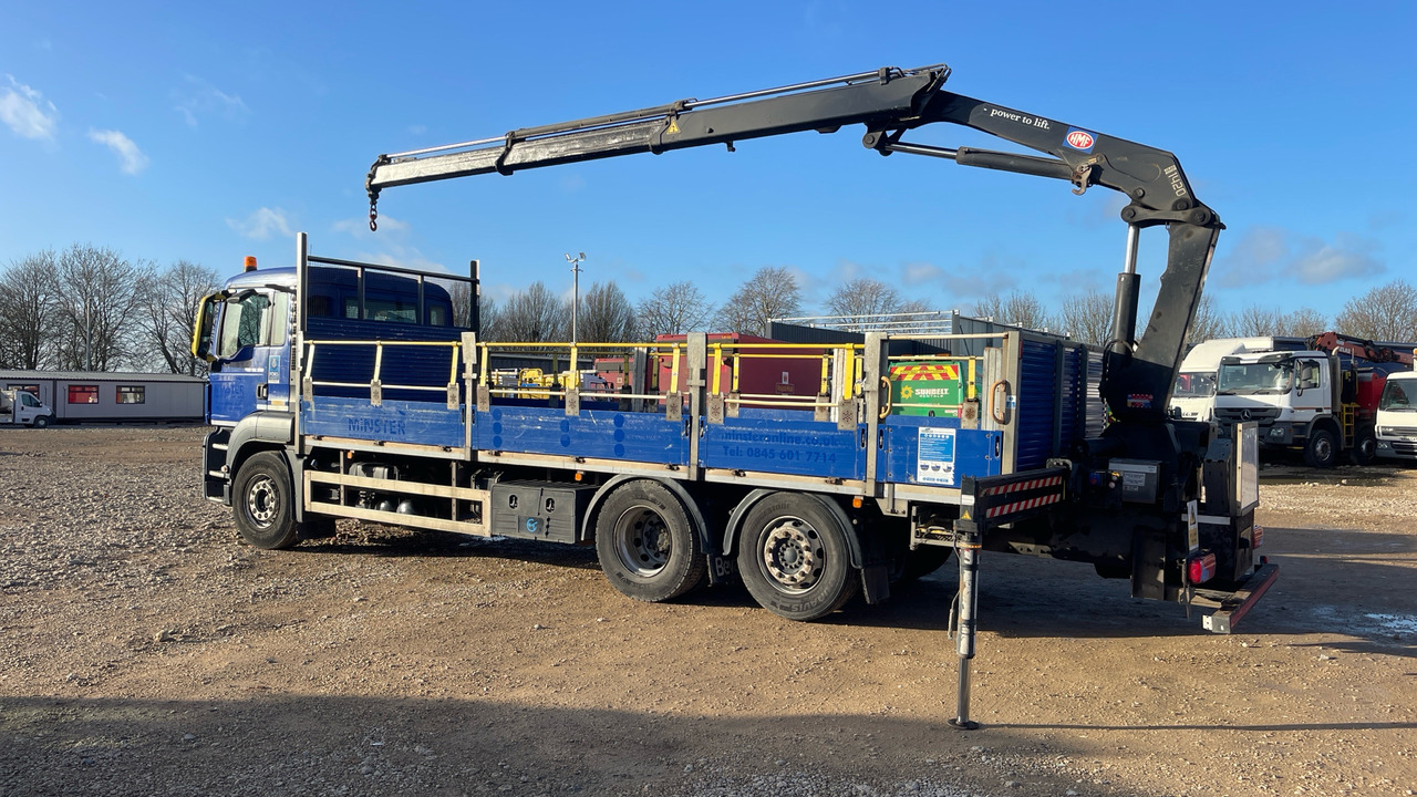 Man TGS 26.360 - Lastbil med lad, Lastbil med kran: billede 3 Man TGS 26.360 - Lastbil med lad, Lastbil med kran: billede 3