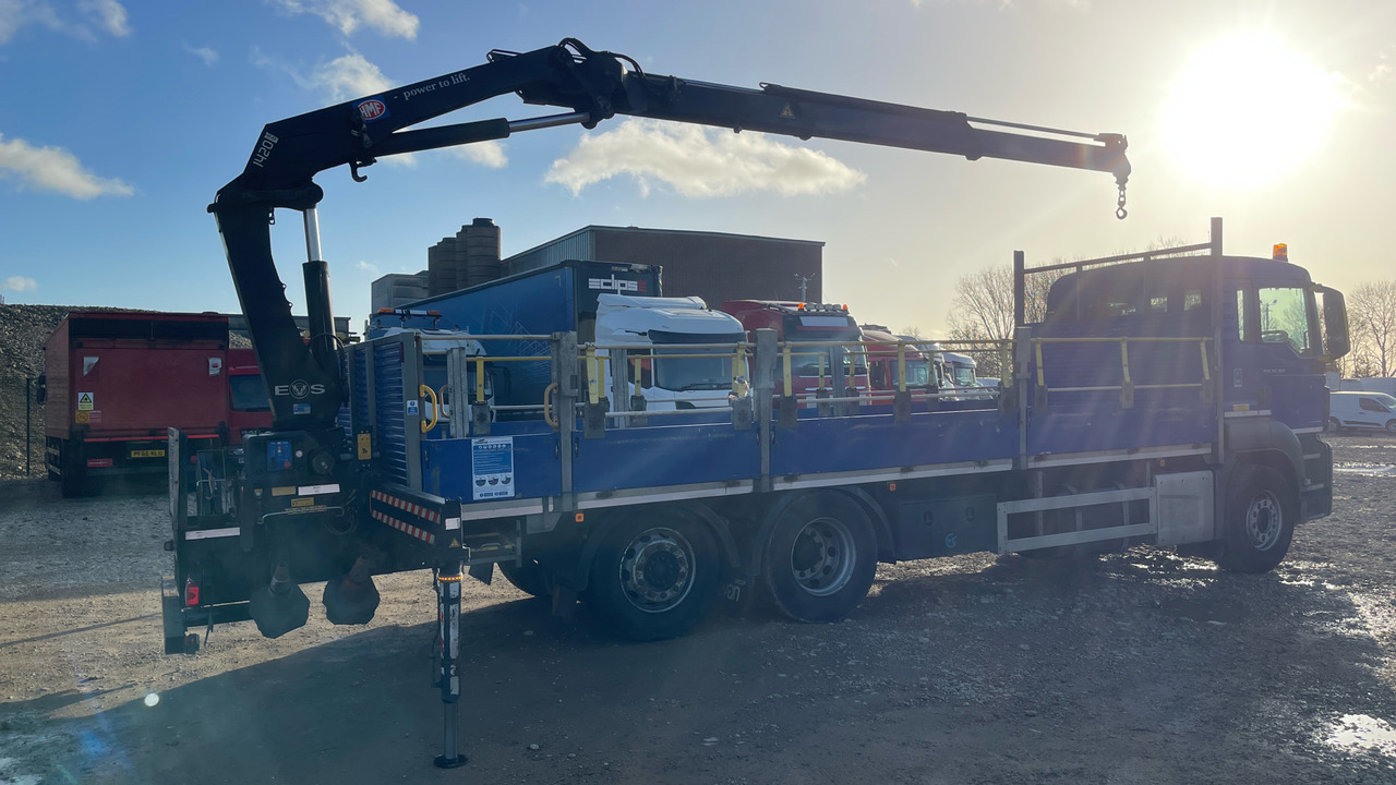 Man TGS 26.360 - Lastbil med lad, Lastbil med kran: billede 4 Man TGS 26.360 - Lastbil med lad, Lastbil med kran: billede 4