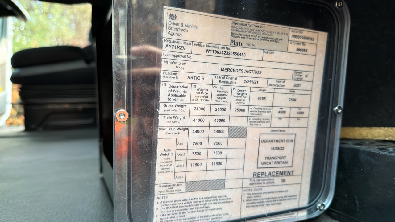 Trækker Mercedes-Benz Actros 2545: billede 10