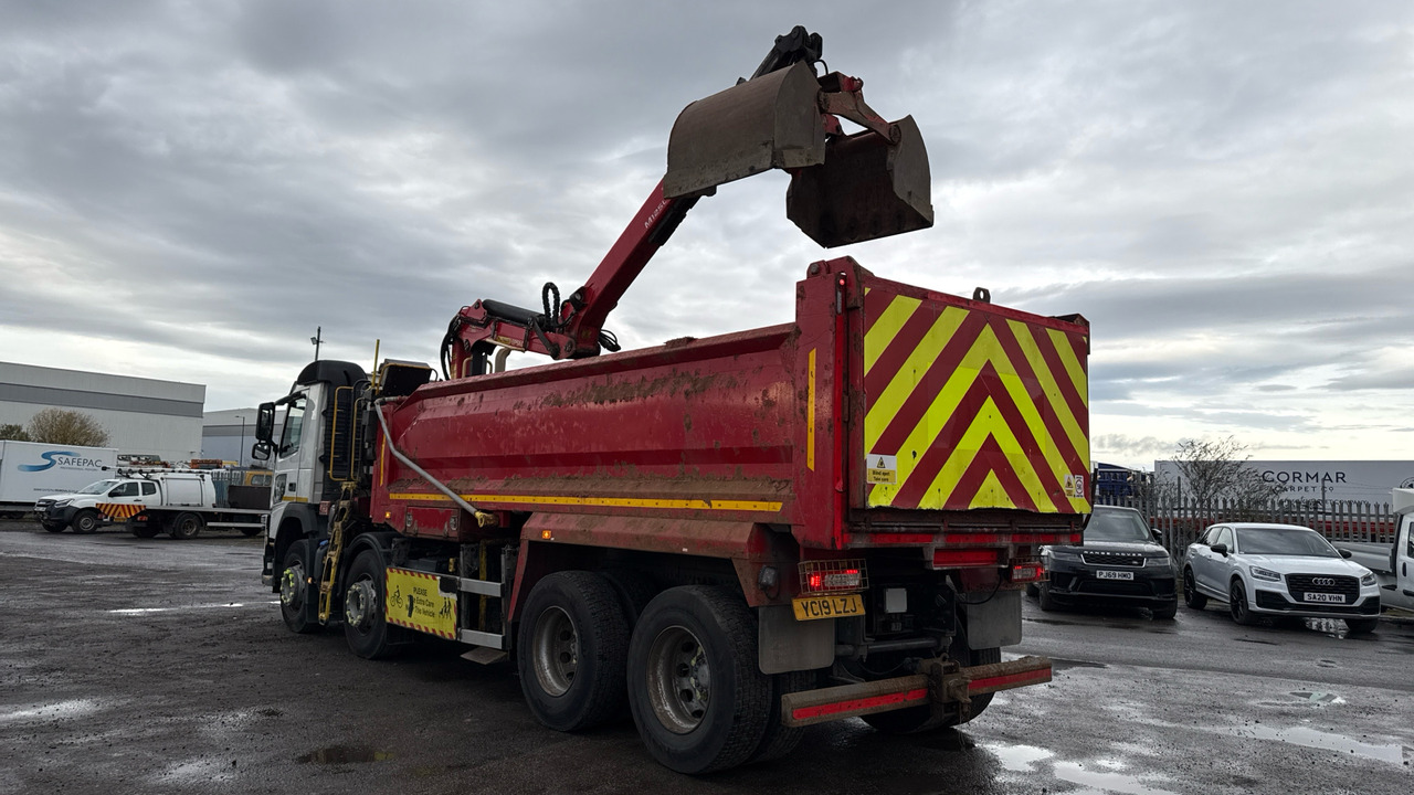 Volvo FM 410 - Tipvogn lastbil, Lastbil med kran: billede 3 Volvo FM 410 - Tipvogn lastbil, Lastbil med kran: billede 3