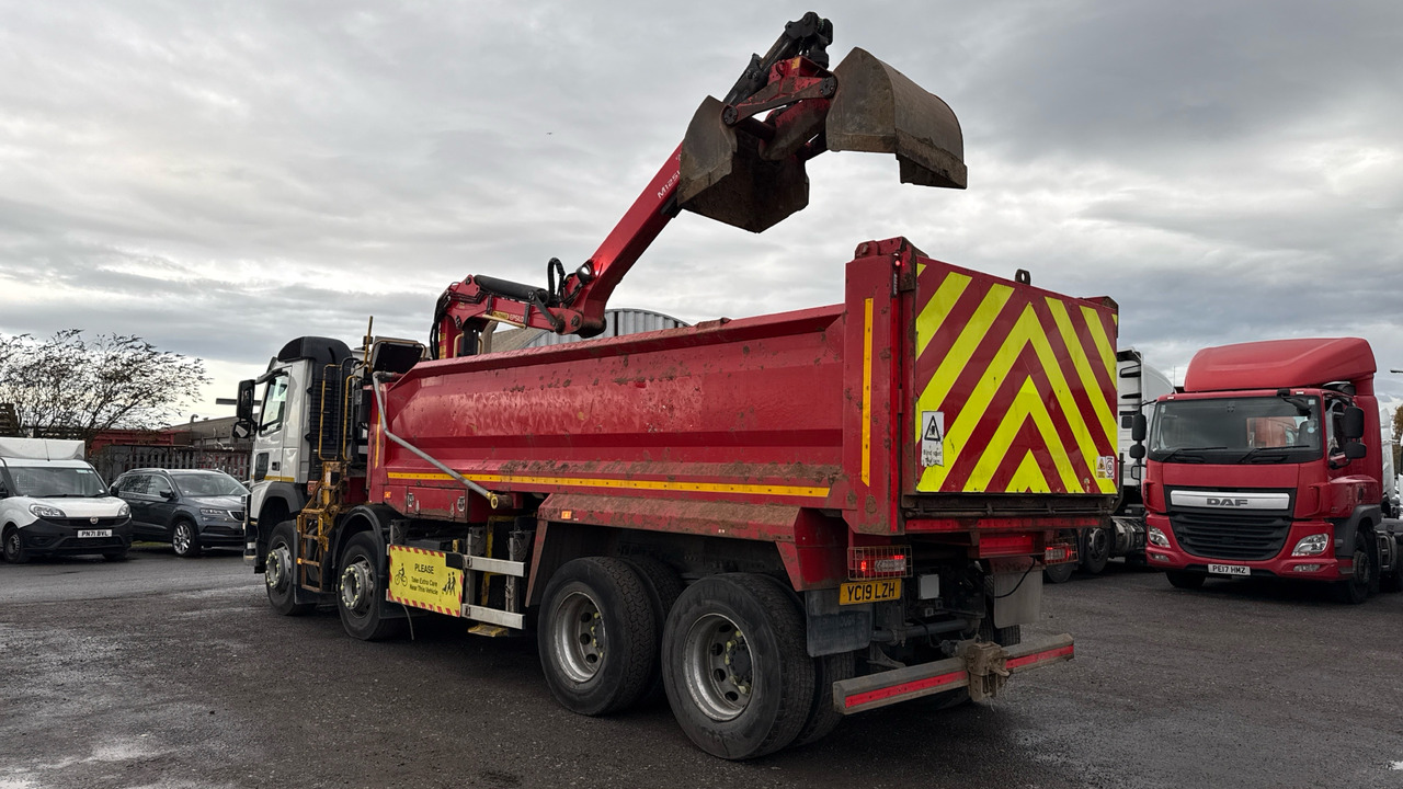 Volvo FM 410 - Tipvogn lastbil, Lastbil med kran: billede 3 Volvo FM 410 - Tipvogn lastbil, Lastbil med kran: billede 3