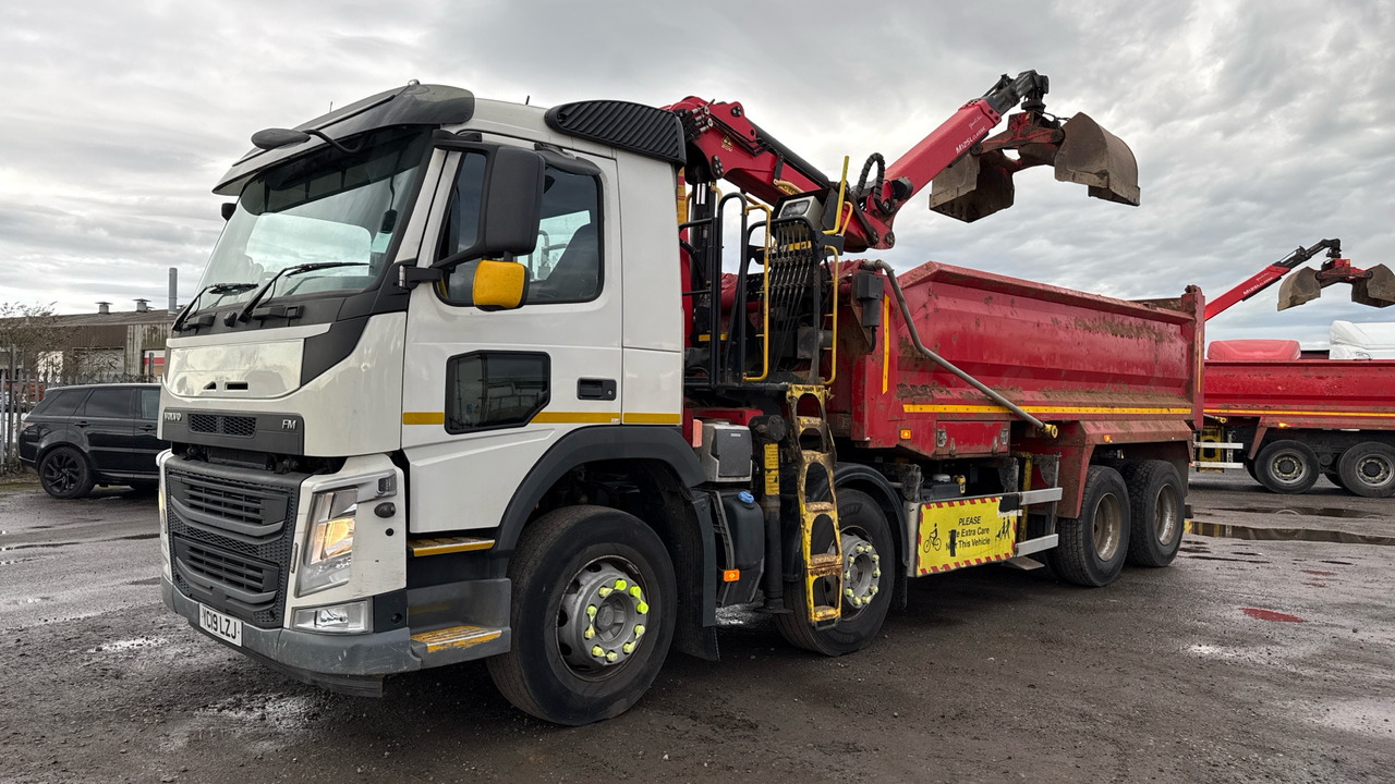 Volvo FM 410 - Tipvogn lastbil, Lastbil med kran: billede 2 Volvo FM 410 - Tipvogn lastbil, Lastbil med kran: billede 2