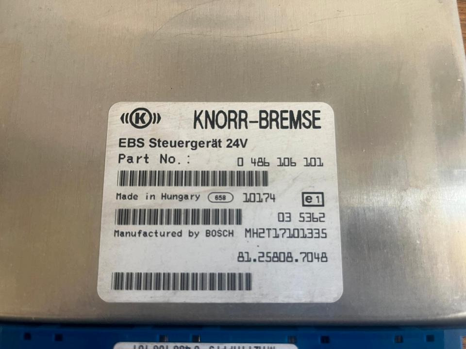 MAN Knorr-bremse EBS Steuergerät 81.25808.7048 - Kontrol blok for Lastbil: billede 3 MAN Knorr-bremse EBS Steuergerät 81.25808.7048 - Kontrol blok for Lastbil: billede 3