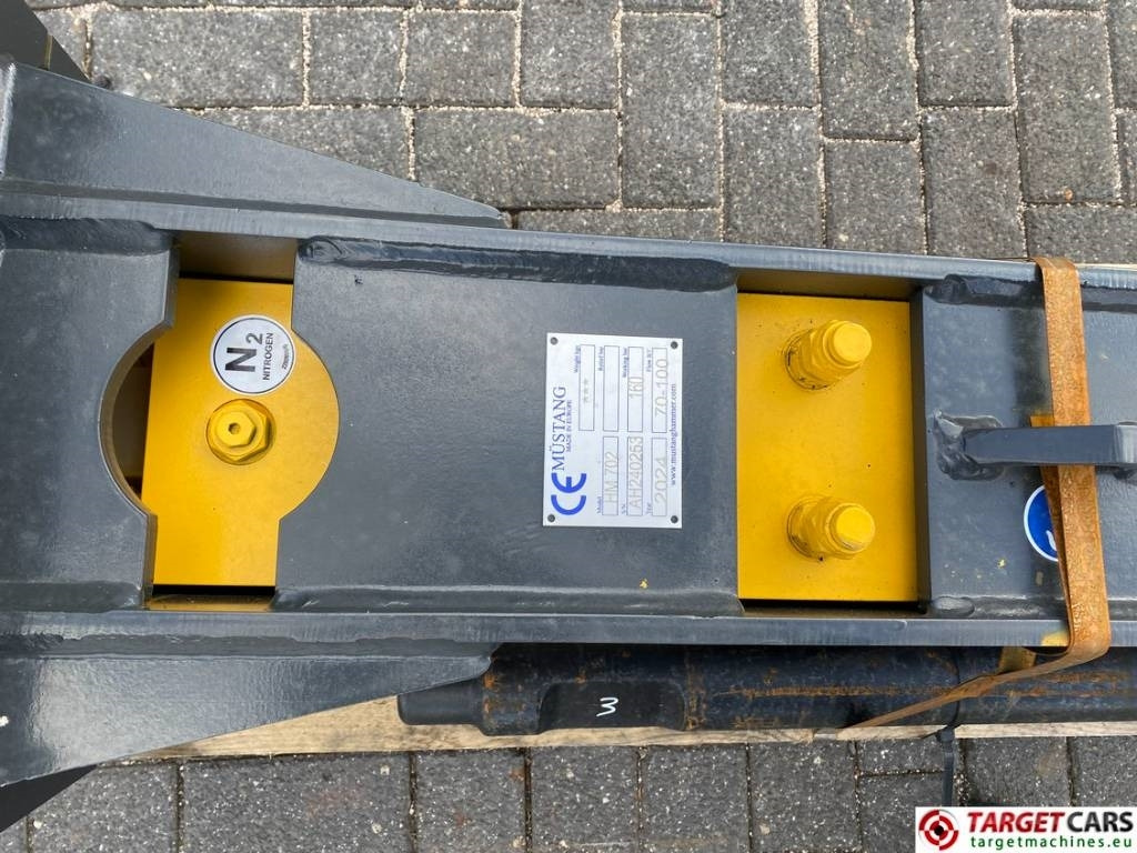 Ny Hydraulisk hammer for Entreprenørmaskin Mustang HM702 Hydraulic Excavator Breaker Hammer 6~13T NEW: billede 11