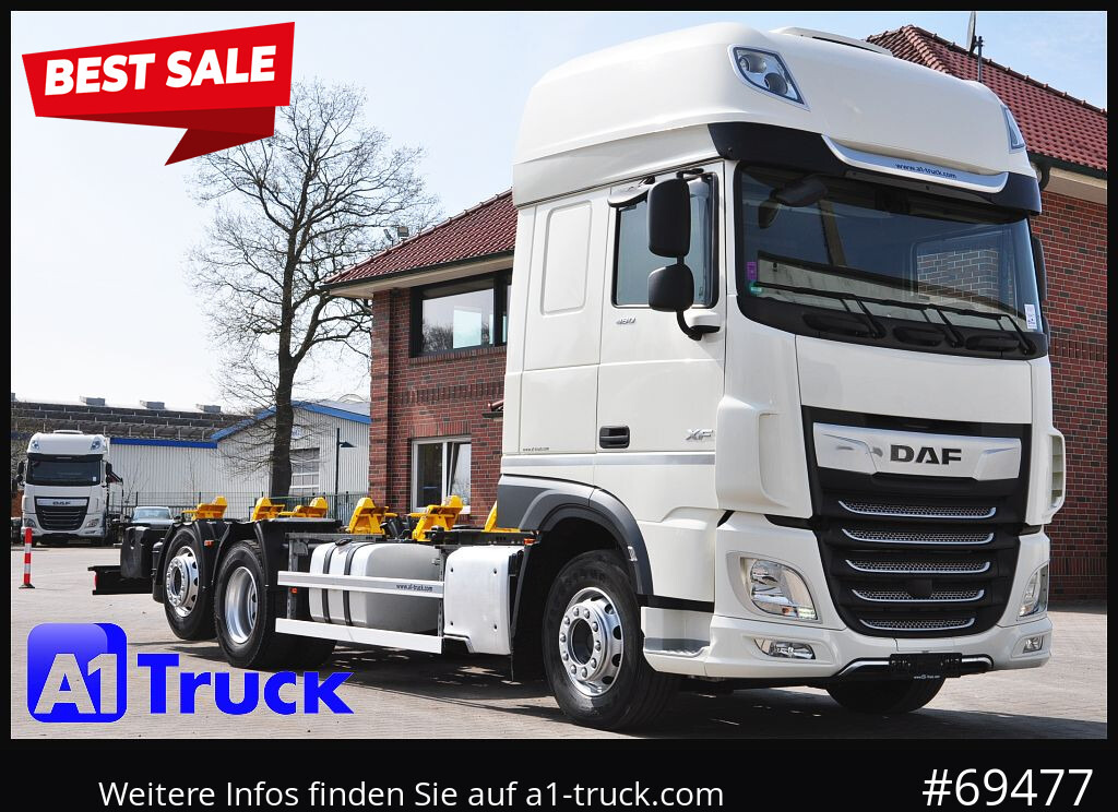 DAF XF 480 Intarder, Multiwechsler 2x AHK, TÜV 10-2026 - Lastbil chassis: billede 1 DAF XF 480 Intarder, Multiwechsler 2x AHK, TÜV 10-2026 - Lastbil chassis: billede 1
