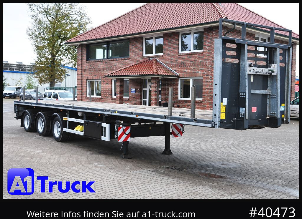 FAYMONVILLE F-S43-1AAF Telemax,3 zwangs gelenkt, Lenkachse - Åben sættevogn: billede 1 FAYMONVILLE F-S43-1AAF Telemax,3 zwangs gelenkt, Lenkachse - Åben sættevogn: billede 1