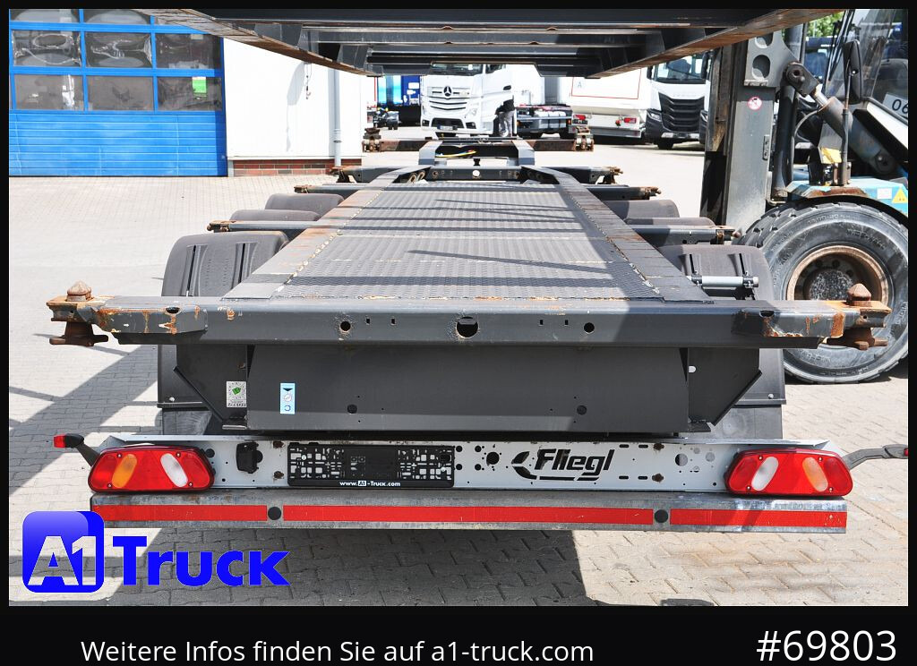 FLIEGL SDS01, Langholz, Containeraufbau, Liftachse, - Sættevogn til tømmer: billede 2 FLIEGL SDS01, Langholz, Containeraufbau, Liftachse, - Sættevogn til tømmer: billede 2