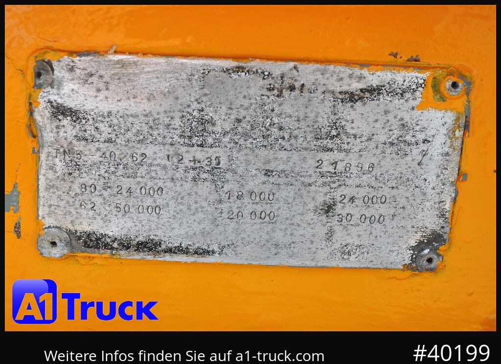 GOLDHOFER 5 achs Ballast, Lenkachse, 50to., Schwerlast, - Nedbygget platform påhængsvogn: billede 4 GOLDHOFER 5 achs Ballast, Lenkachse, 50to., Schwerlast, - Nedbygget platform påhængsvogn: billede 4