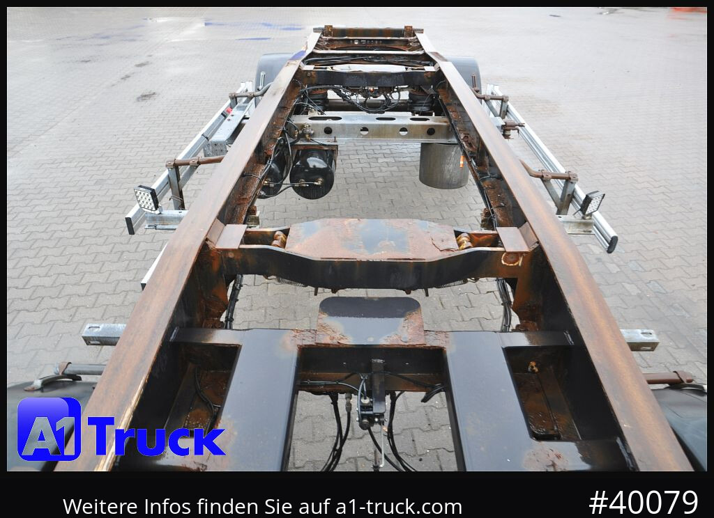 HUEFFERMANN HSA 1870, Abrollanhänger, Schlitten, - Kroghejsvogn/ Skip loader anhænger: billede 2 HUEFFERMANN HSA 1870, Abrollanhänger, Schlitten, - Kroghejsvogn/ Skip loader anhænger: billede 2