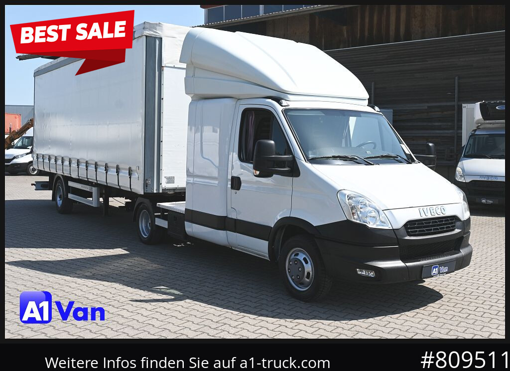 IVECO Daily 50C17 SZM, Klima, Tempomat, Schlafplatz - Varebil med presenning: billede 1 IVECO Daily 50C17 SZM, Klima, Tempomat, Schlafplatz - Varebil med presenning: billede 1