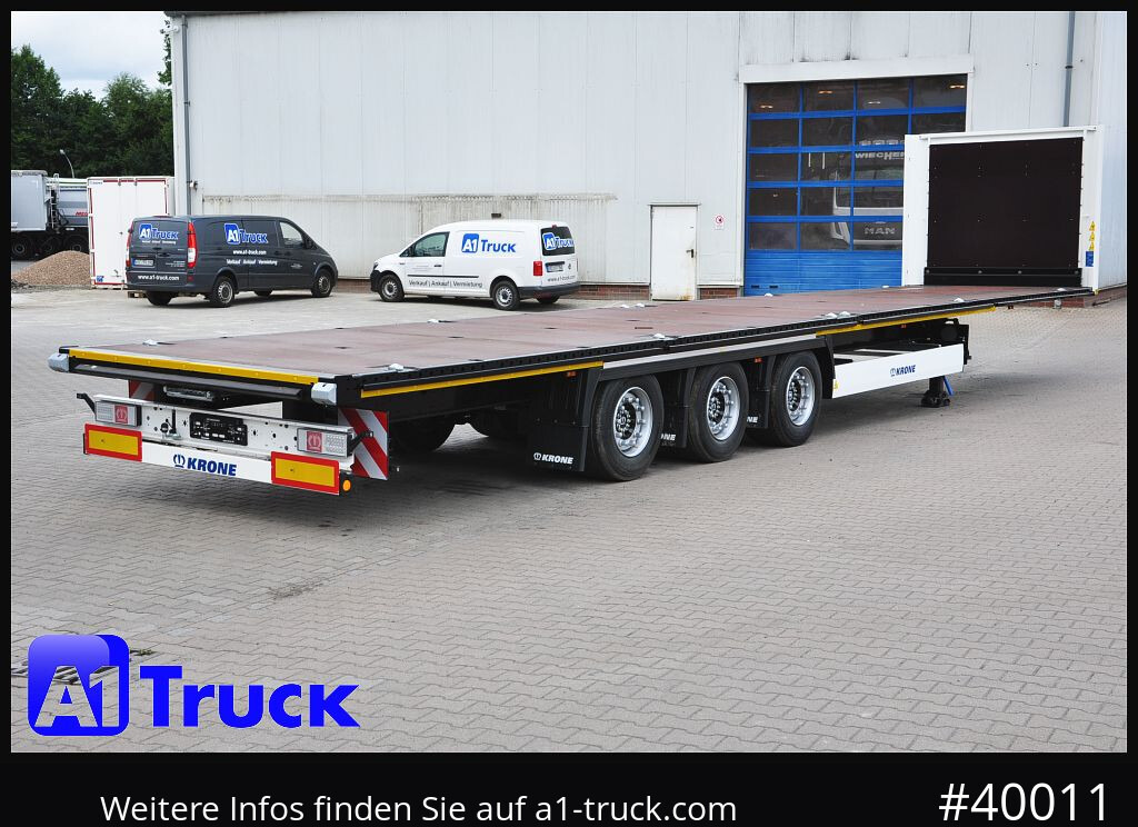 Ny Åben sættevogn KRONE 5 x SD, Mega, Twistlock, Container, NEU: billede 8