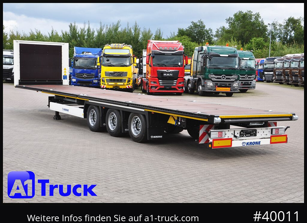 Ny Åben sættevogn KRONE 5 x SD, Mega, Twistlock, Container, NEU: billede 10