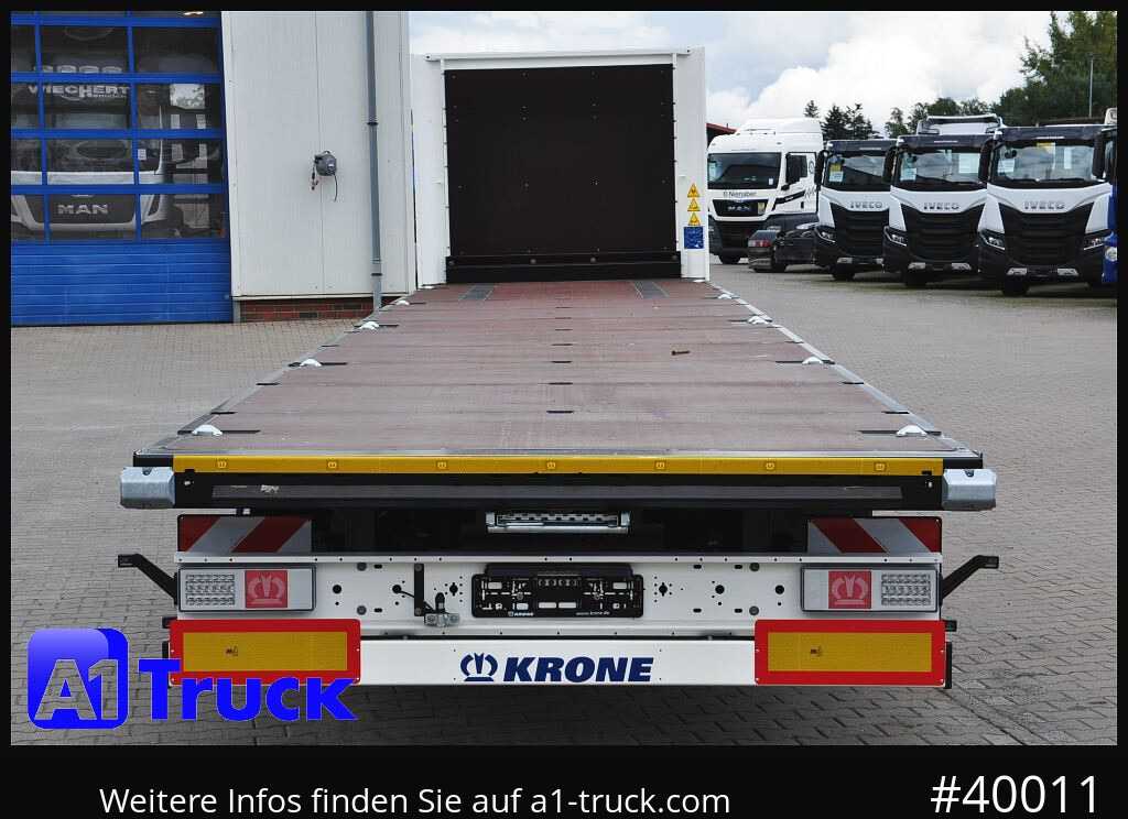 Ny Åben sættevogn KRONE 5 x SD, Mega, Twistlock, Container, NEU: billede 9