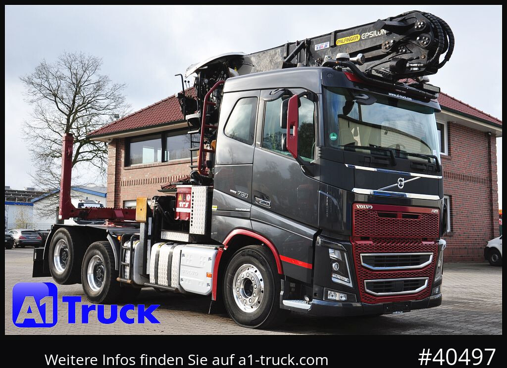 VOLVO FH16 750, Langholz, Palfinger, Liftachse, 6x4, - Lastbil: billede 1 VOLVO FH16 750, Langholz, Palfinger, Liftachse, 6x4, - Lastbil: billede 1