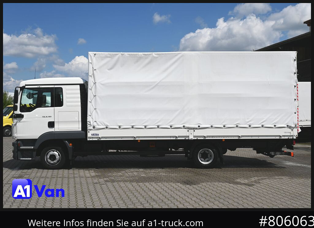 Leje en MAN TGL 8.190 4x2 BL Pritsche Plane, LBW, Schlafkabine MAN TGL 8.190 4x2 BL Pritsche Plane, LBW, Schlafkabine: billede 11