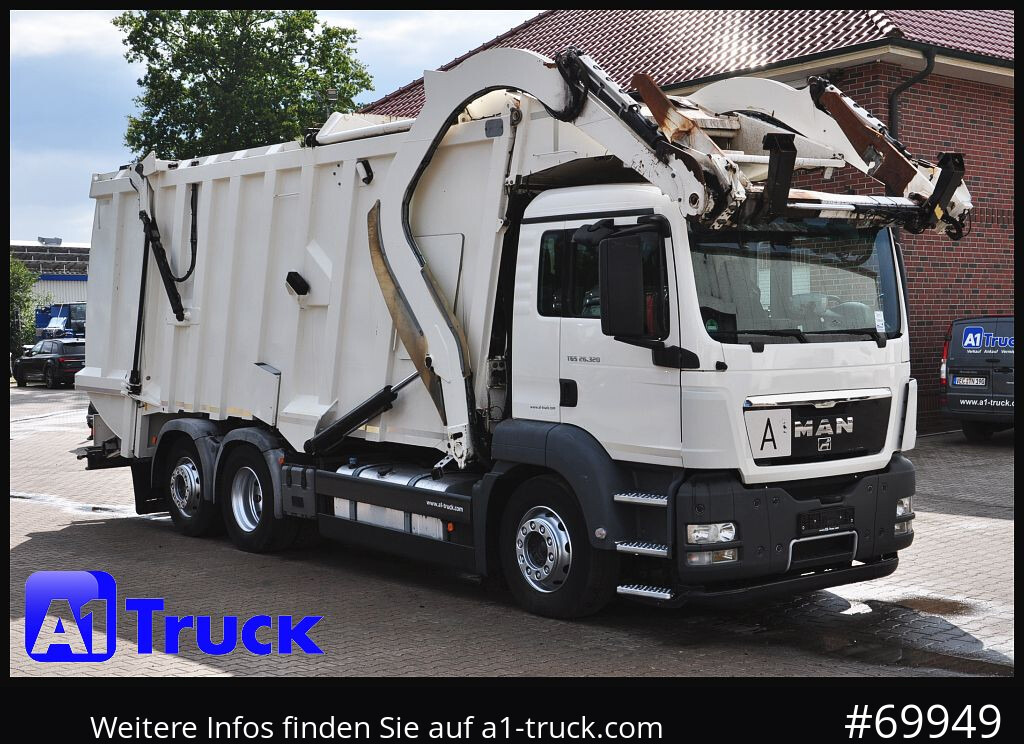 MAN TGS 26.320, Faun 533 Frontlader, Überkopflader Müllwagen, - Affaldsmaskine: billede 1 MAN TGS 26.320, Faun 533 Frontlader, Überkopflader Müllwagen, - Affaldsmaskine: billede 1