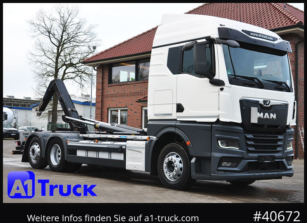 MAN TGS 26.470 BL, Meiller RS 21.70, Lenkachse, - Lastbil kroghejs: billede 1 MAN TGS 26.470 BL, Meiller RS 21.70, Lenkachse, - Lastbil kroghejs: billede 1