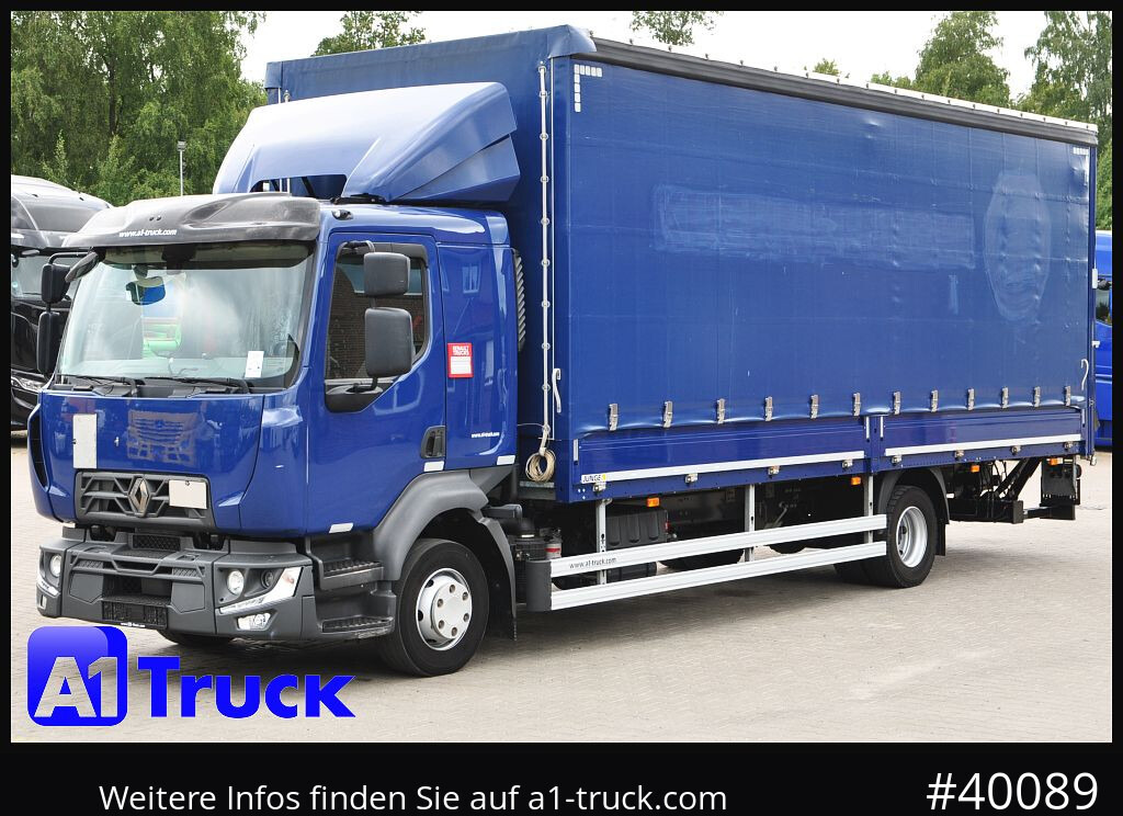 Lastbil med presenning RENAULT D 240,  4x2, Ladebordwand, LBW, guter Zustand: billede 13