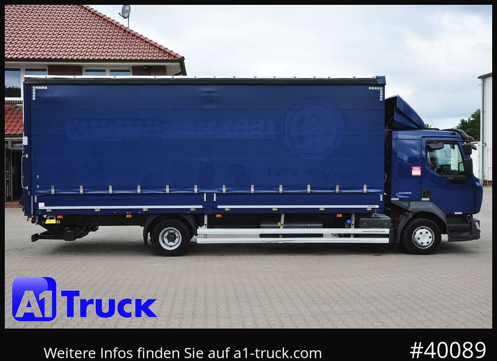 Lastbil med presenning RENAULT D 240,  4x2, Ladebordwand, LBW, guter Zustand: billede 8