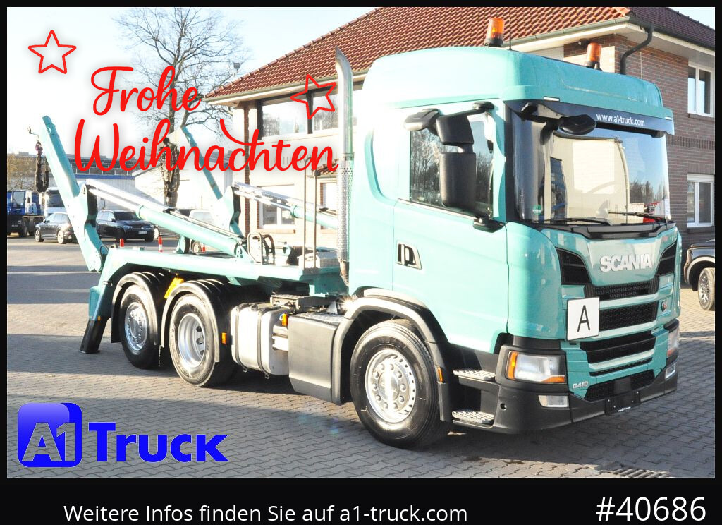SCANIA G410 Meiller AK 16 Funk Lenkachse - Liftdumper lastbil: billede 1 SCANIA G410 Meiller AK 16 Funk Lenkachse - Liftdumper lastbil: billede 1