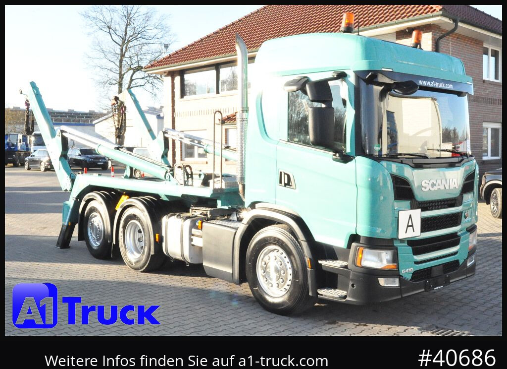 SCANIA G410 Meiller AK 16 Funk Lenkachse - Liftdumper lastbil: billede 1 SCANIA G410 Meiller AK 16 Funk Lenkachse - Liftdumper lastbil: billede 1