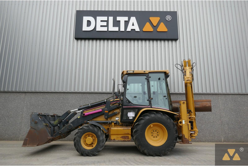 Gravelæssemaskine Caterpillar 428D: billede 1