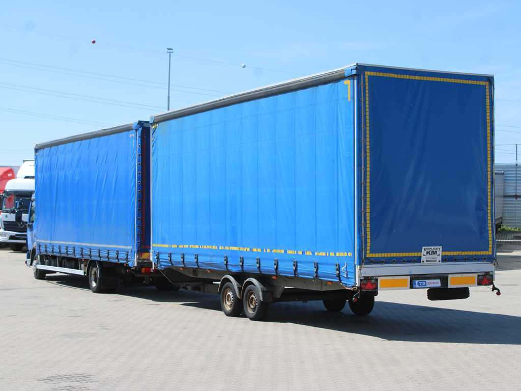 DAF FA LF 45, EURO 5, TYRES 80% + AGADOS TRAILER - Lastbil med presenning: billede 5 DAF FA LF 45, EURO 5, TYRES 80% + AGADOS TRAILER - Lastbil med presenning: billede 5