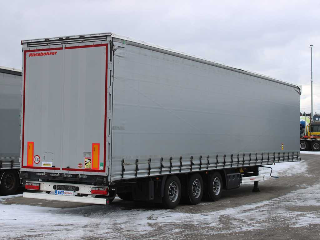 Kässbohrer MAXIMA, LOWDECK, LIFTING AXLE, MULTILOCK, LIFTING ROOF - Gardintrailer: billede 4 Kässbohrer MAXIMA, LOWDECK, LIFTING AXLE, MULTILOCK, LIFTING ROOF - Gardintrailer: billede 4