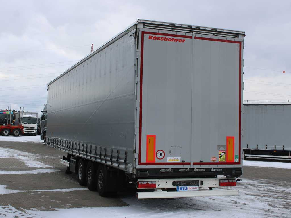 Kässbohrer MAXIMA, LOWDECK, LIFTING AXLE, MULTILOCK, LIFTING ROOF - Gardintrailer: billede 5 Kässbohrer MAXIMA, LOWDECK, LIFTING AXLE, MULTILOCK, LIFTING ROOF - Gardintrailer: billede 5