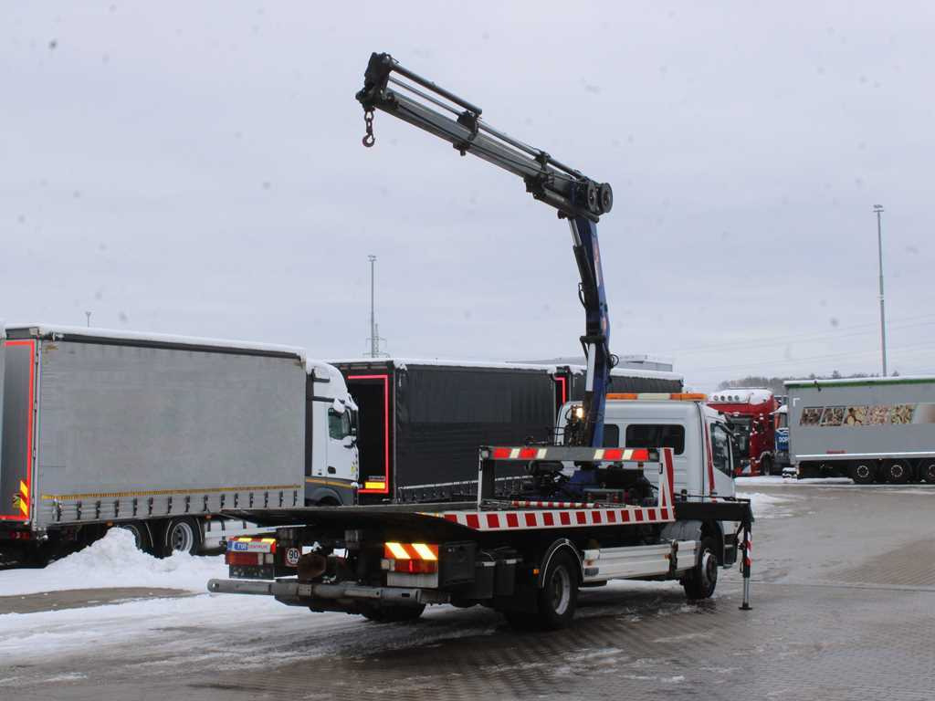 Mercedes-Benz ATEGO 1222 L, HYDRAULIC ARM HCS CENTRUM 13.5 SP, WINCH, EURO 5 - Lastbil med lad, Lastbil med kran: billede 4 Mercedes-Benz ATEGO 1222 L, HYDRAULIC ARM HCS CENTRUM 13.5 SP, WINCH, EURO 5 - Lastbil med lad, Lastbil med kran: billede 4