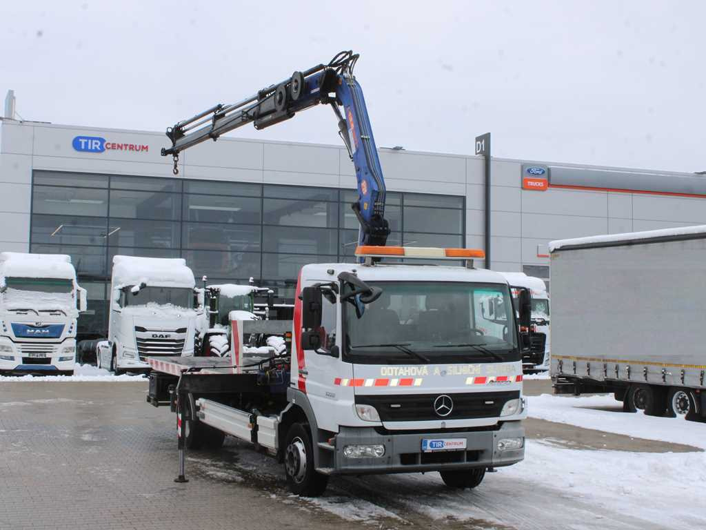 Mercedes-Benz ATEGO 1222 L, HYDRAULIC ARM HCS CENTRUM 13.5 SP, WINCH, EURO 5 - Lastbil med lad, Lastbil med kran: billede 3 Mercedes-Benz ATEGO 1222 L, HYDRAULIC ARM HCS CENTRUM 13.5 SP, WINCH, EURO 5 - Lastbil med lad, Lastbil med kran: billede 3