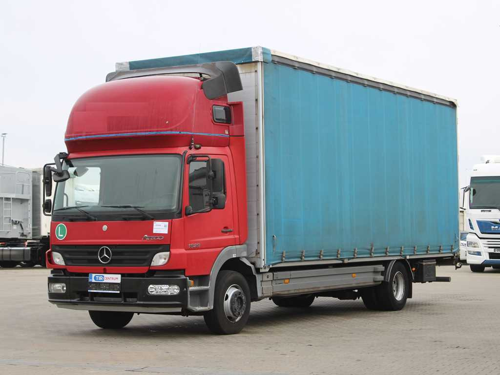 Mercedes-Benz ATEGO 1529 L, SLEEPING BODY, EURO 5 - Lastbil med presenning: billede 1 Mercedes-Benz ATEGO 1529 L, SLEEPING BODY, EURO 5 - Lastbil med presenning: billede 1