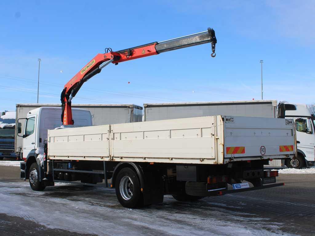 Mercedes-Benz ATEGO 1828, EURO 5, SIDE BOARD, HYDRAULIC ARM PALFINGER PK10000 - Lastbil med lad, Lastbil med kran: billede 5 Mercedes-Benz ATEGO 1828, EURO 5, SIDE BOARD, HYDRAULIC ARM PALFINGER PK10000 - Lastbil med lad, Lastbil med kran: billede 5