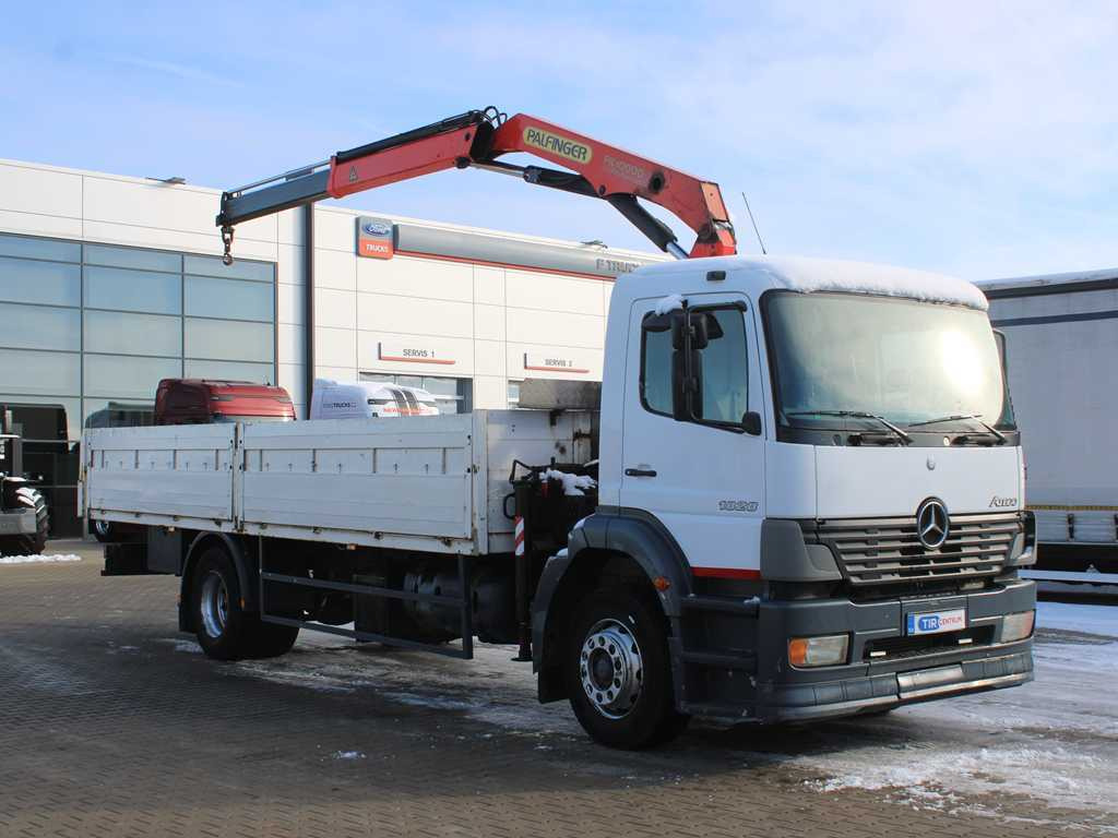 Mercedes-Benz ATEGO 1828, EURO 5, SIDE BOARD, HYDRAULIC ARM PALFINGER PK10000 - Lastbil med lad, Lastbil med kran: billede 3 Mercedes-Benz ATEGO 1828, EURO 5, SIDE BOARD, HYDRAULIC ARM PALFINGER PK10000 - Lastbil med lad, Lastbil med kran: billede 3